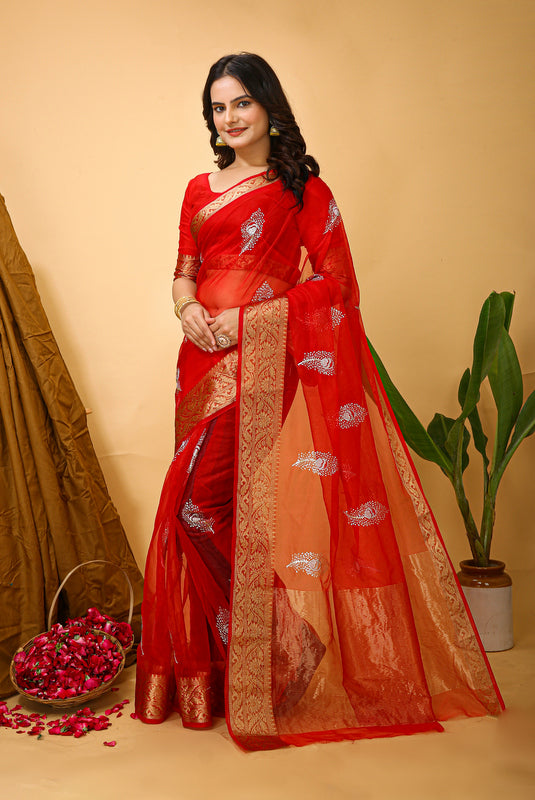 Organza Saree