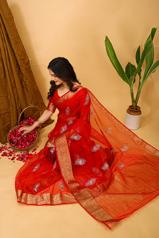 Organza Saree