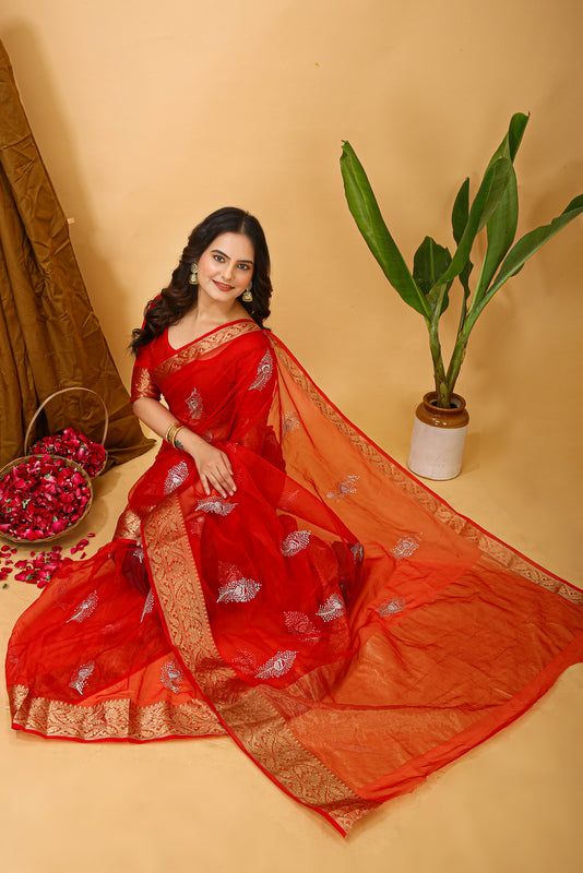 Organza Saree