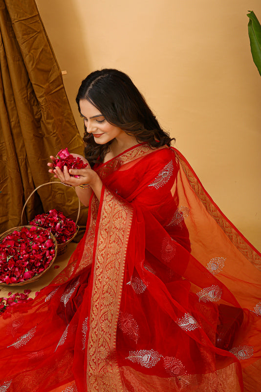 Organza Saree