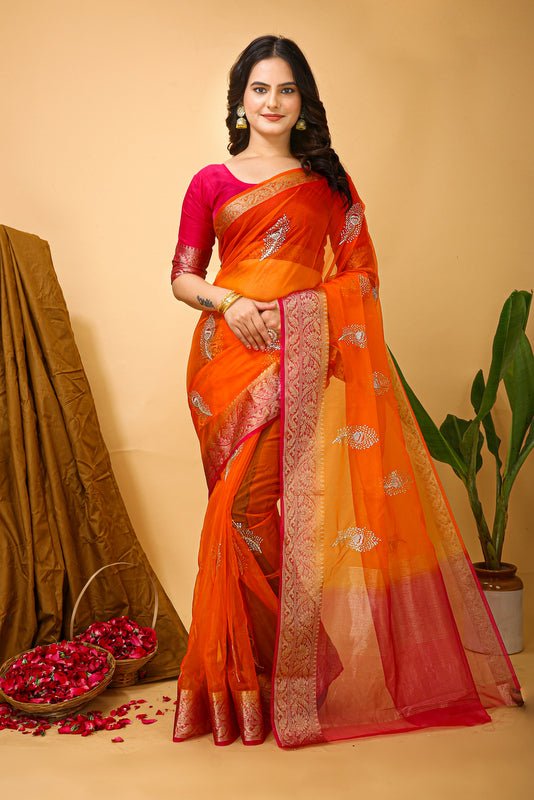 Organza Saree