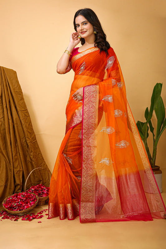 Organza Saree