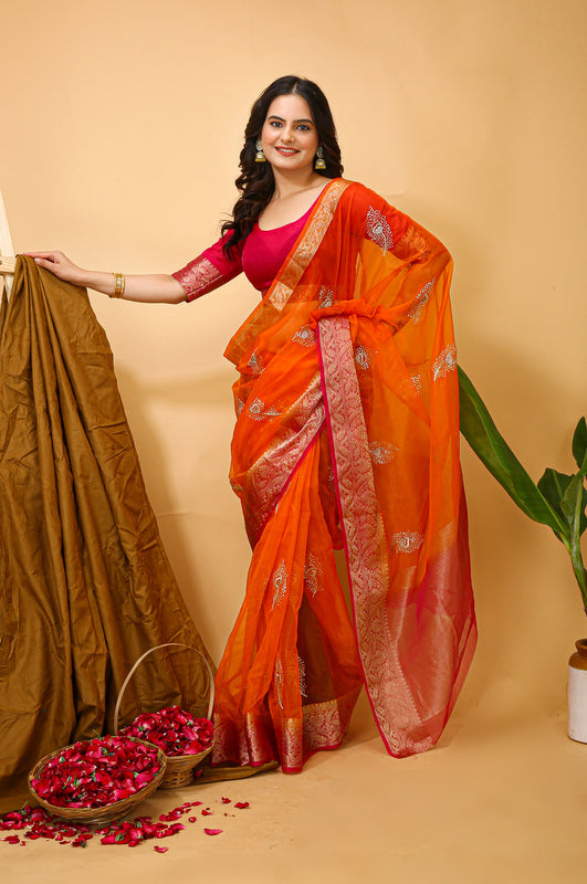 Organza Saree