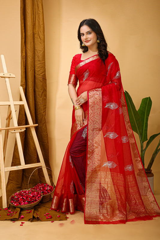 Organza Saree