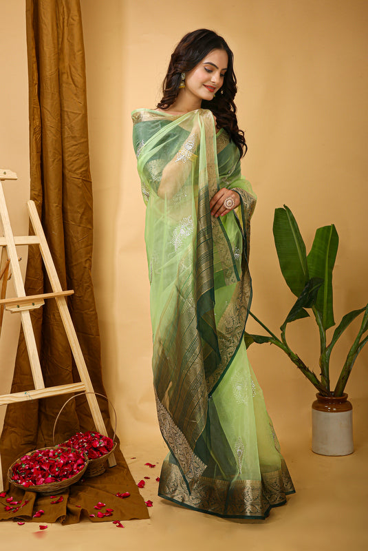 Organza Saree