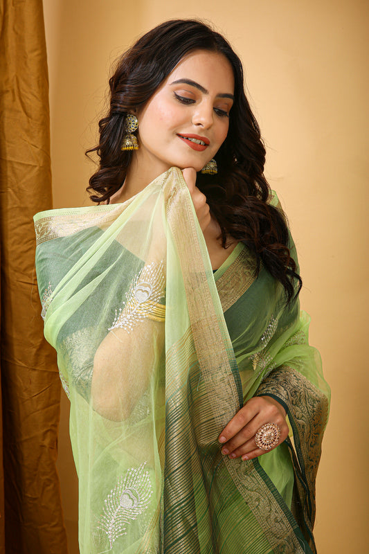 Organza Saree