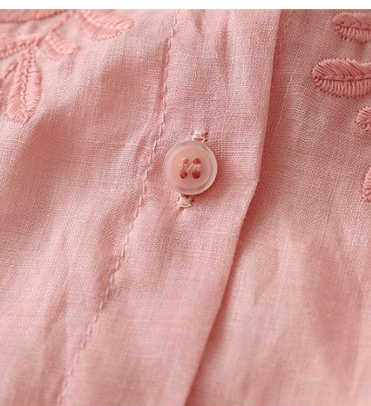 Pure Cotton Embroidered Comfortable Shirt