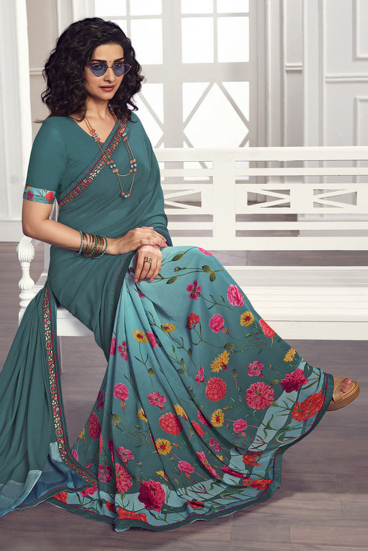 Georgette Saree