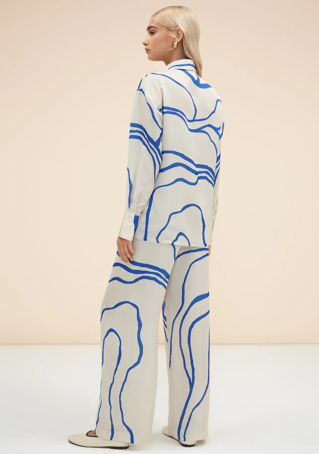 Premium Organza Silk Co-ord Set for Women – Ethnic Print, Lightweight & Stylish