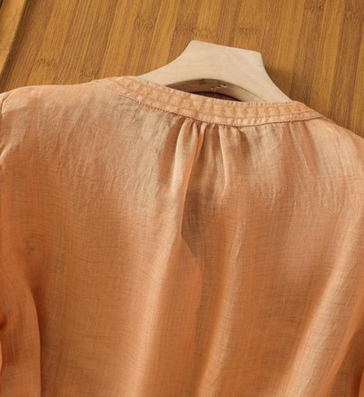Pure Cotton Embroidered Casual Wear Top