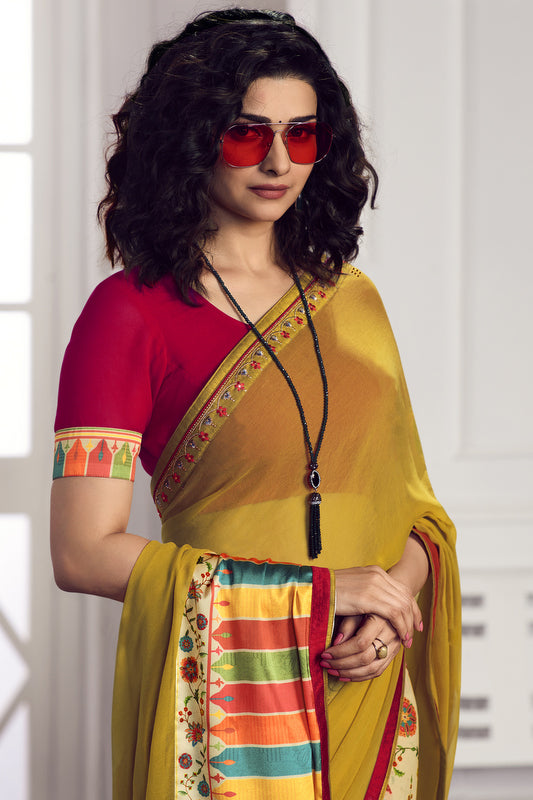Georgette Saree