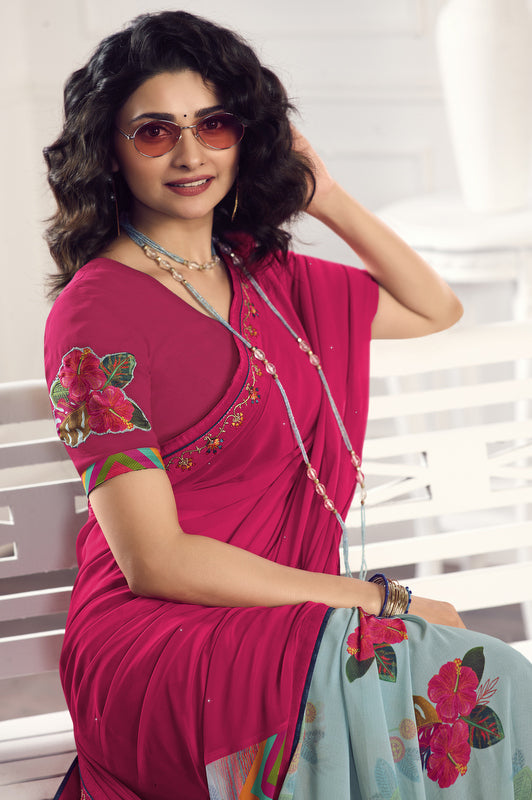 Georgette Saree