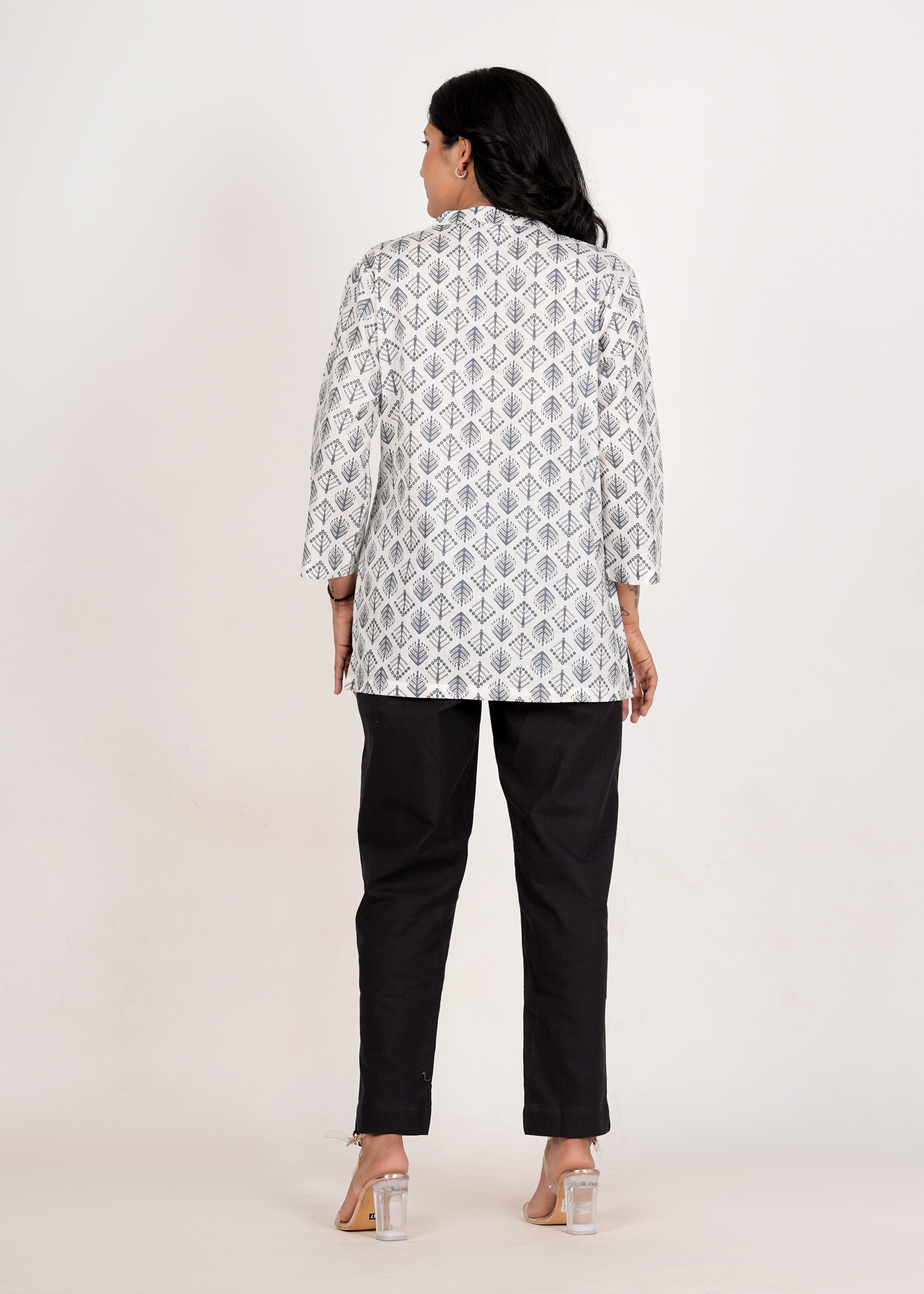 Mercury Short Straight Cotton Kurta