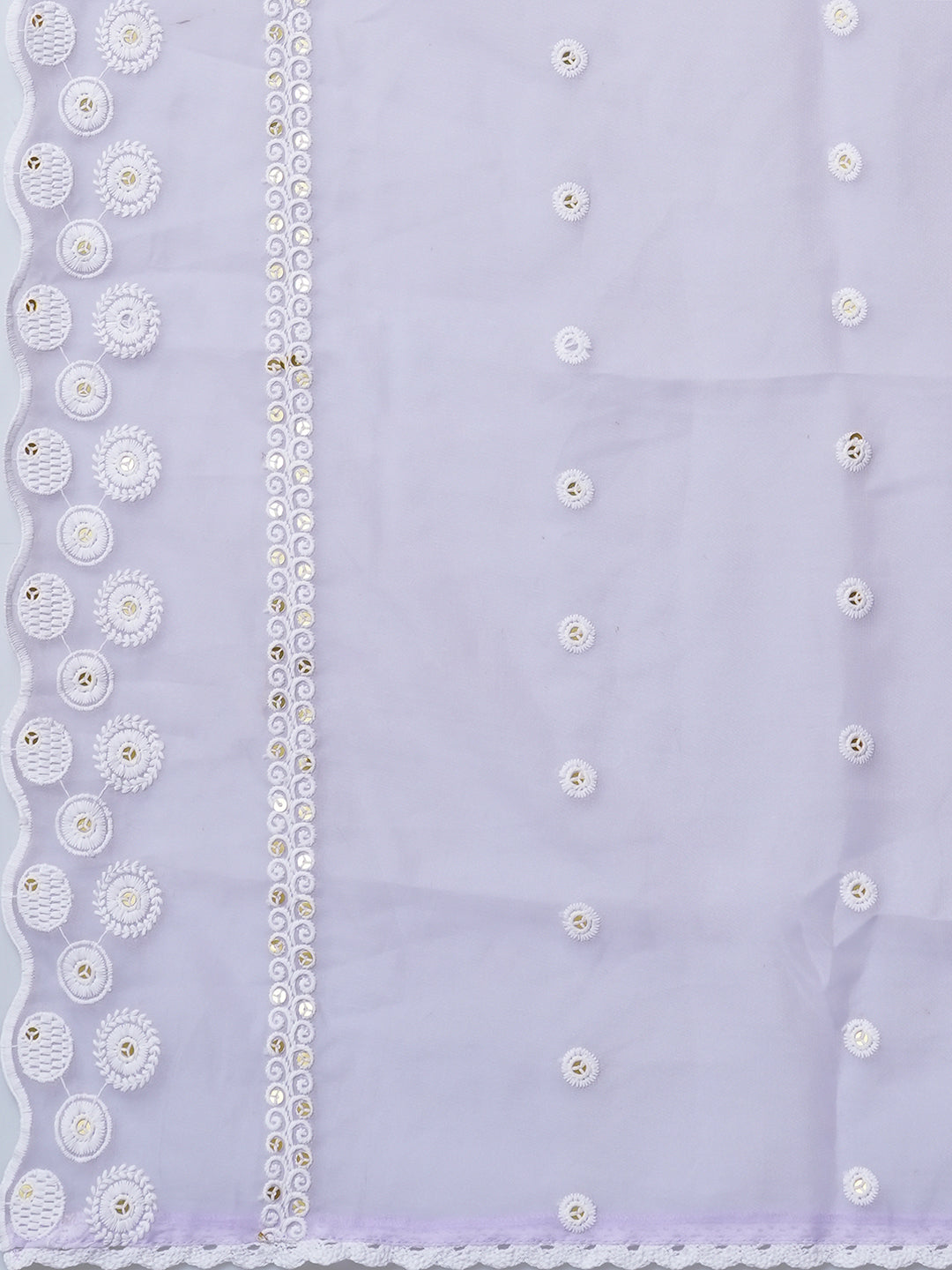 Lilac Empire Chikankari Pure Cotton Kurta Set with Dupatta