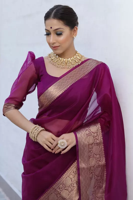 Organza Saree
