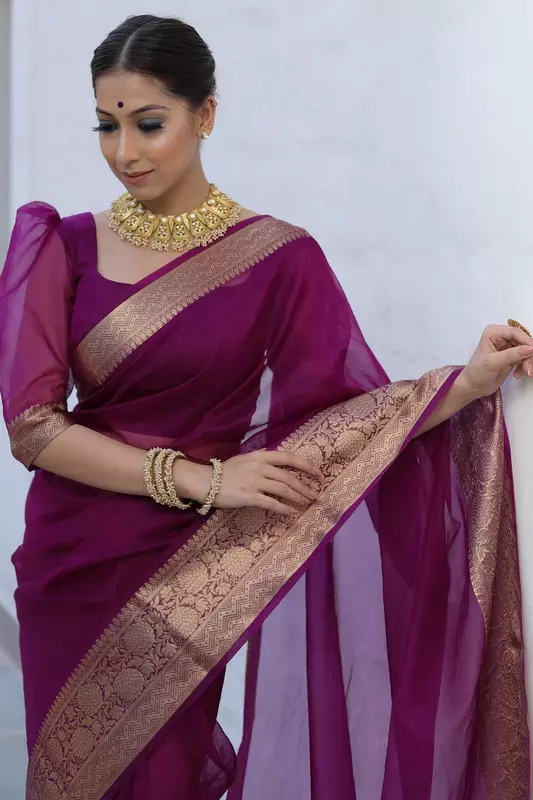Organza Saree