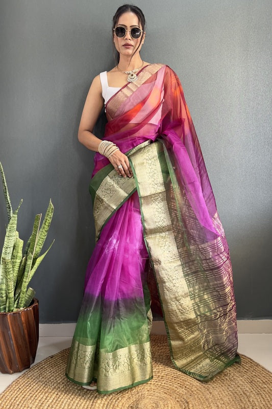 Organza Saree