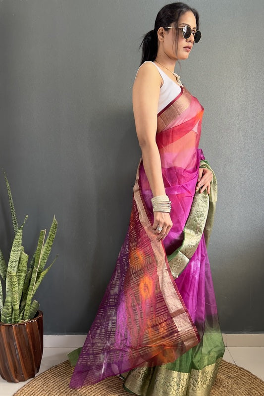 Organza Saree