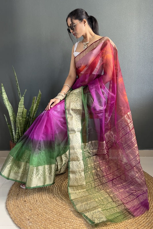 Organza Saree