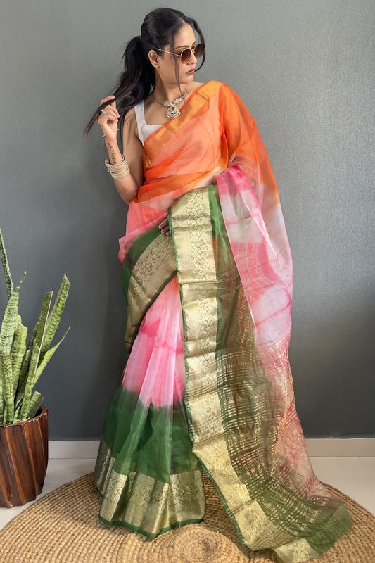 Organza Saree
