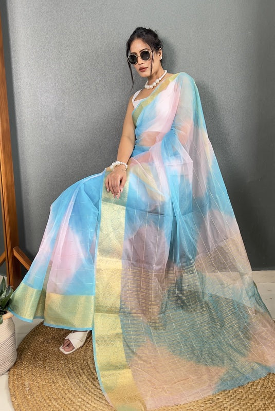 Organza Saree