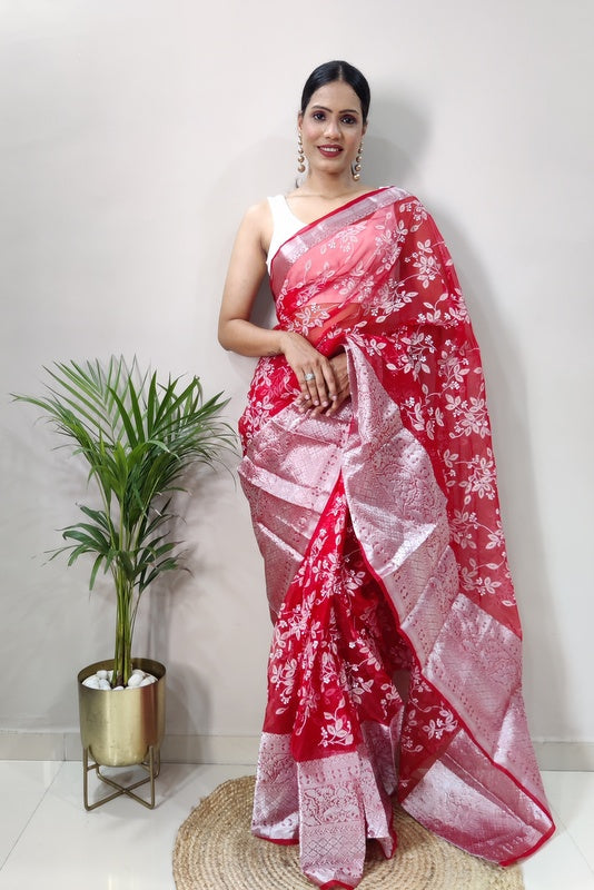Organza Saree