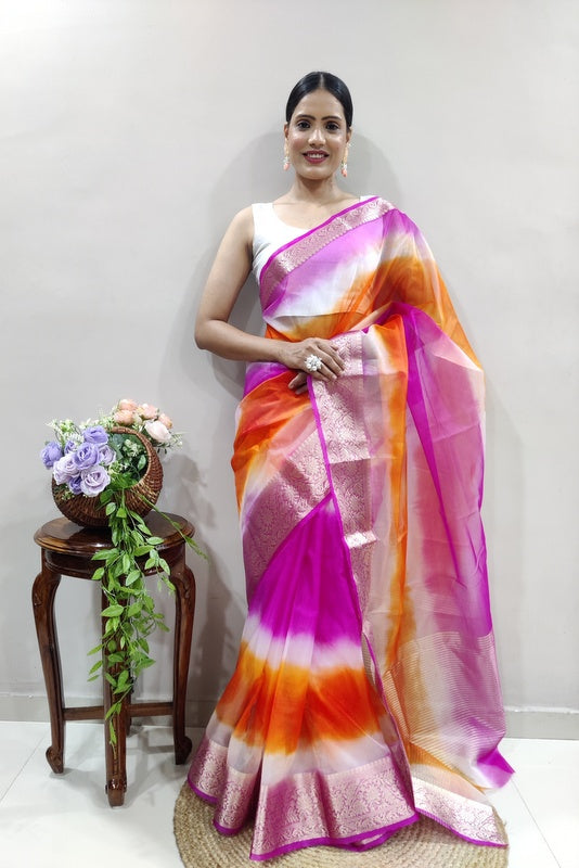 Organza Saree