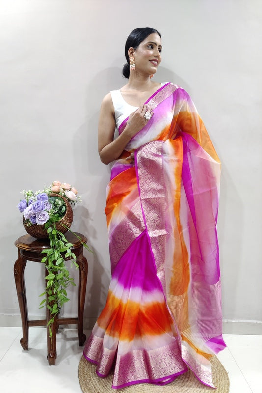 Organza Saree