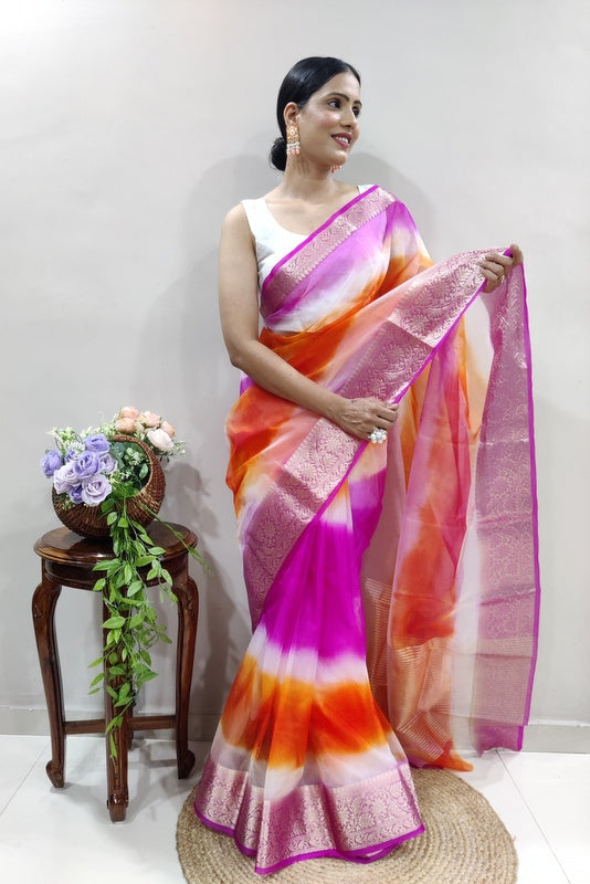Organza Saree