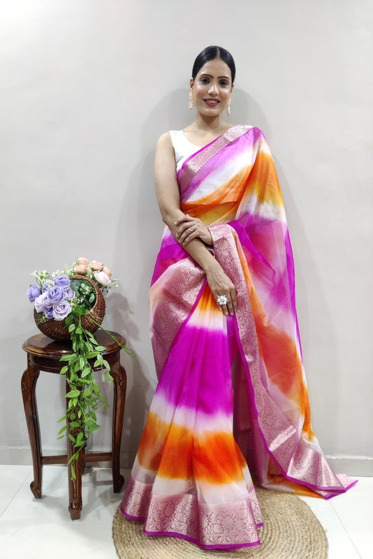 Organza Saree