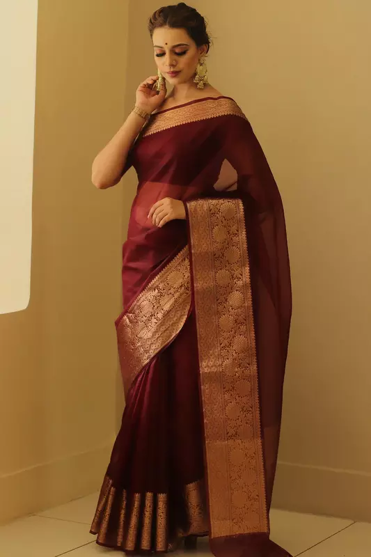 Organza Saree