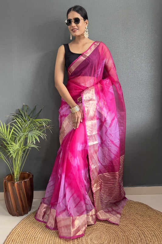 Organza Saree