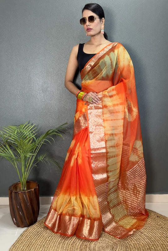 Organza Saree