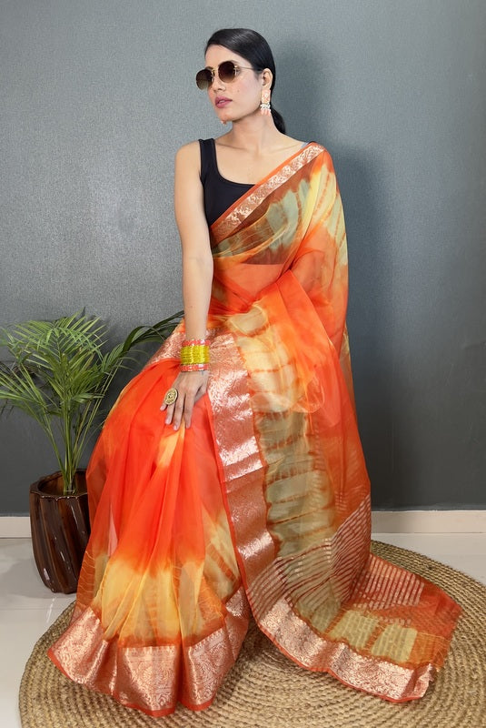 Organza Saree