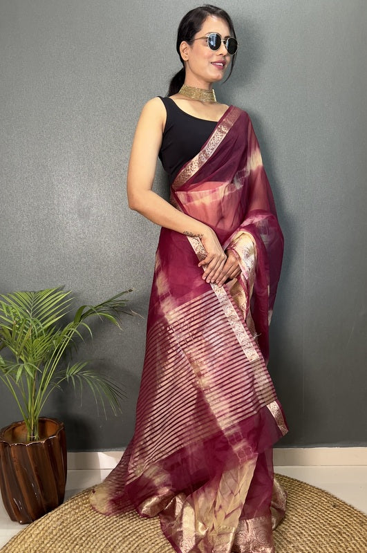 Organza Saree
