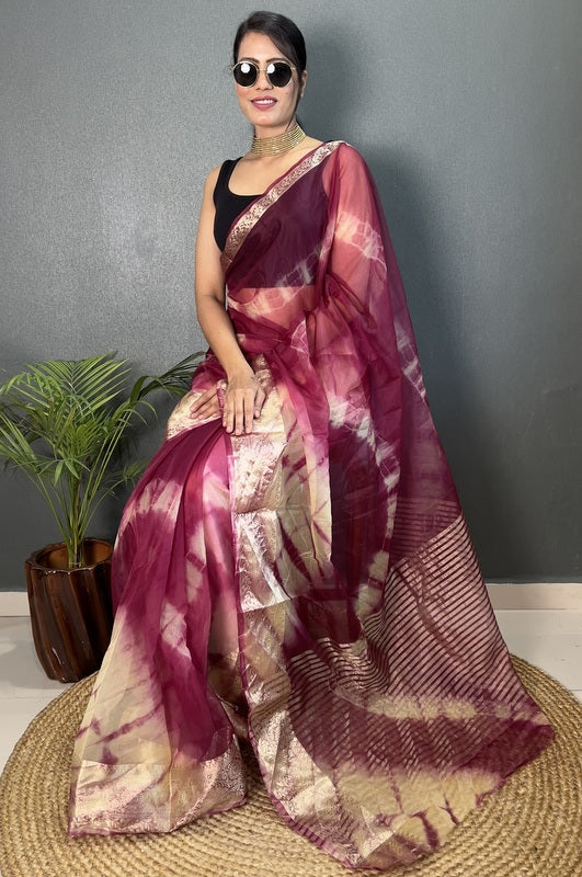 Organza Saree