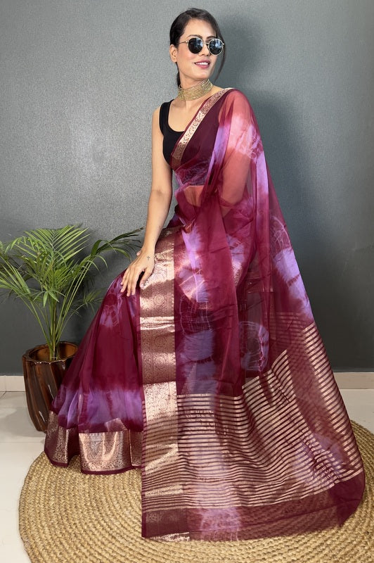 Organza Saree