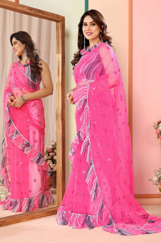 Net Fancy Saree