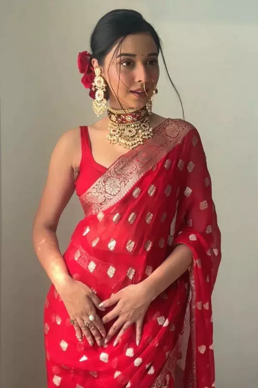 Lichi Silk Ready To Wear saree
