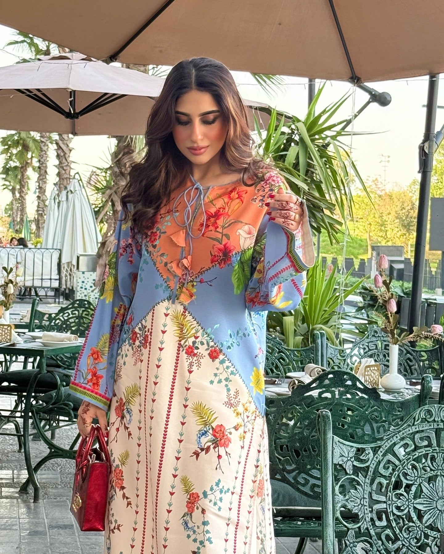 Sky Line Printed BSY Crepe Kurta Set for Women – Elegant, Breezy & Comfortable