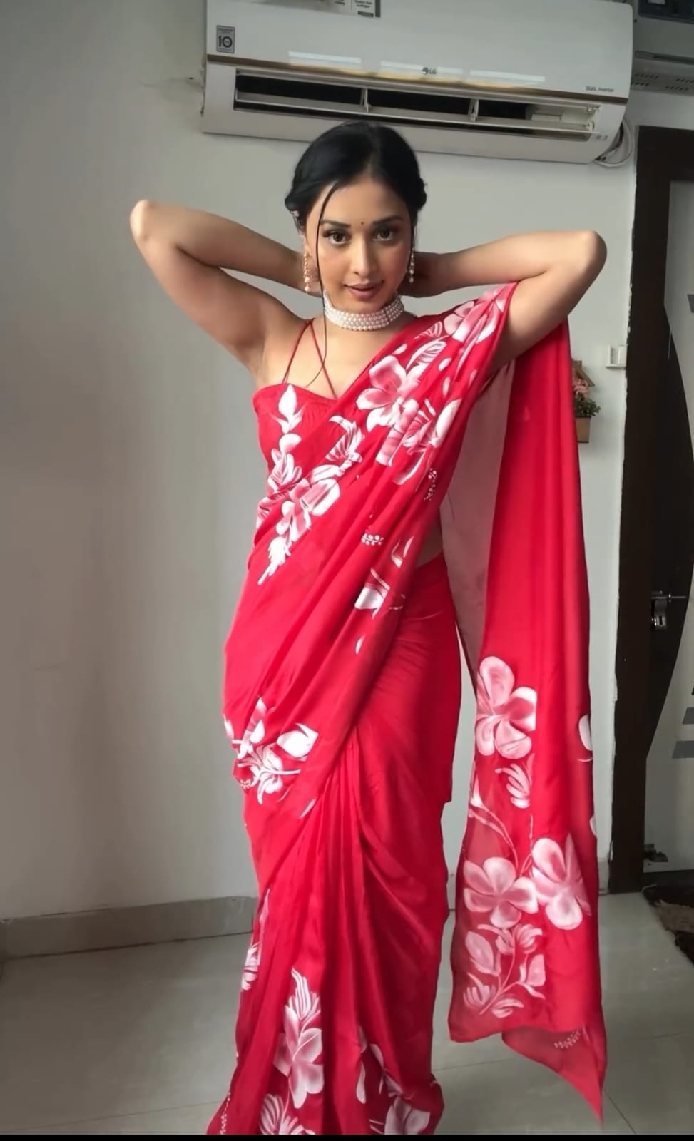 Flattering  Georgette Saree