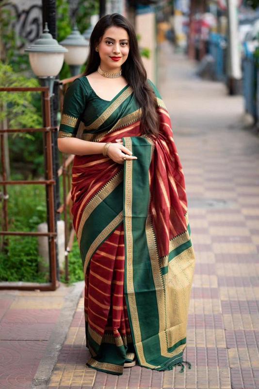 Lichi Silk Saree