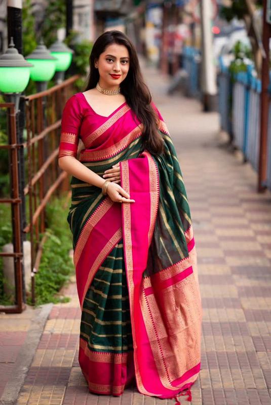 Lichi Silk Saree