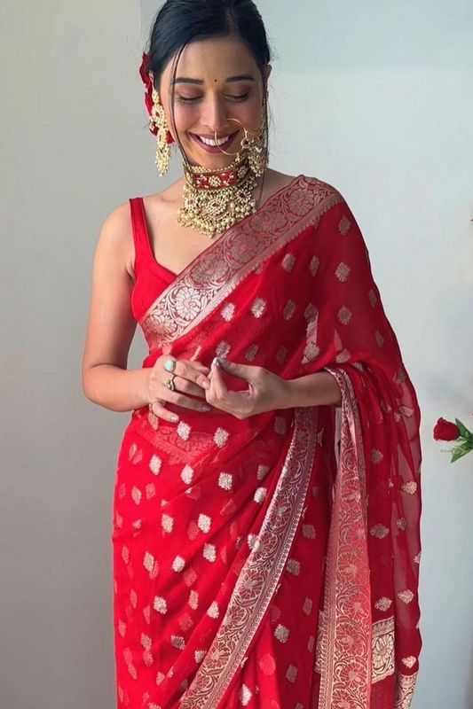Lichi Silk Ready To Wear saree
