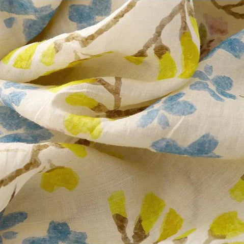 Pure 100% Cotton Leaf Print  Shirt Lightweight & Stylish