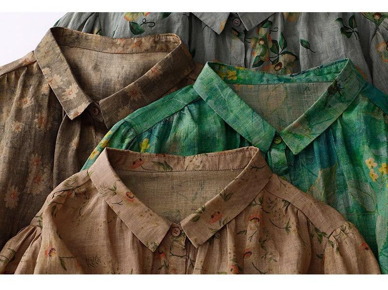 Pure Cotton Digital Printed Women Shirt