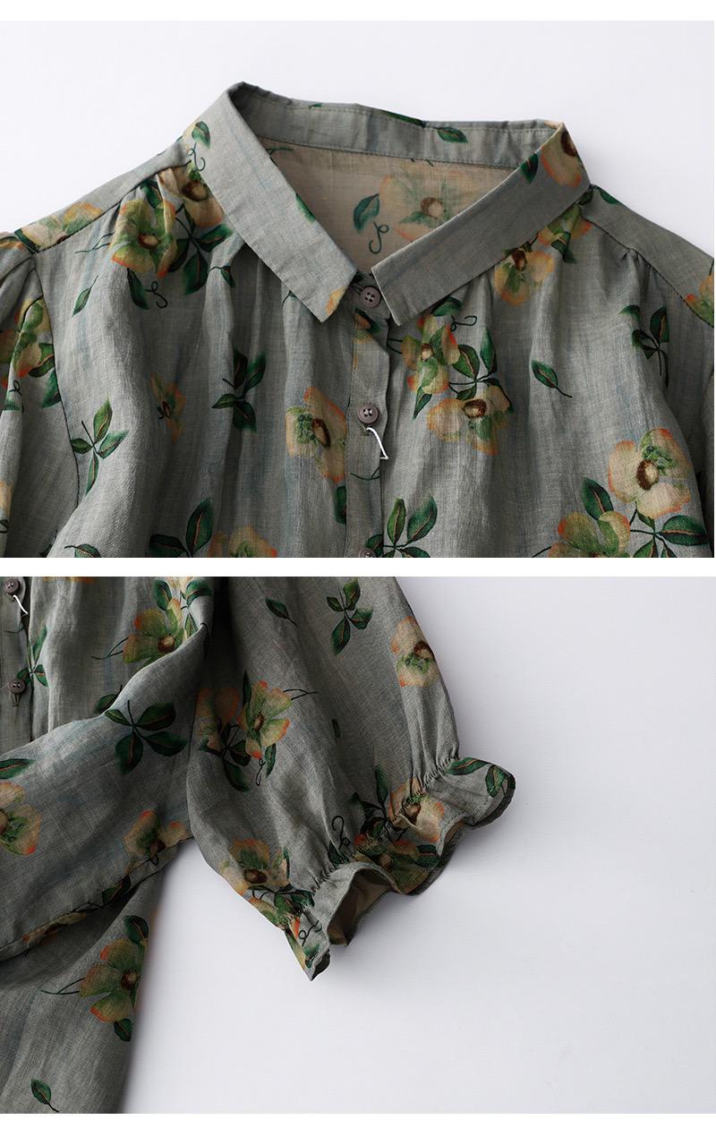 Pure Cotton Digital Printed Women Shirt