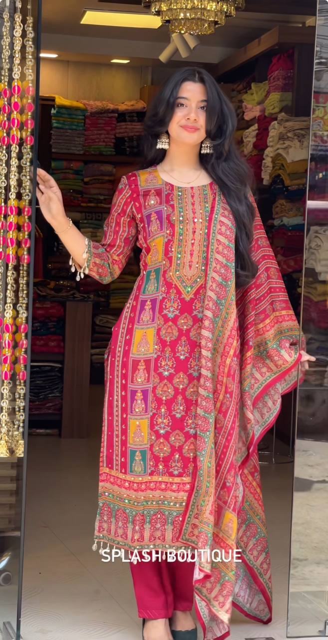 Jaipuri Print Cotton Suit Set for Women – Festive Ready Ethnic Wear