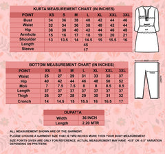 Cherry Roman Silk Embroidered Kurta Set with Trouser & Dupatta