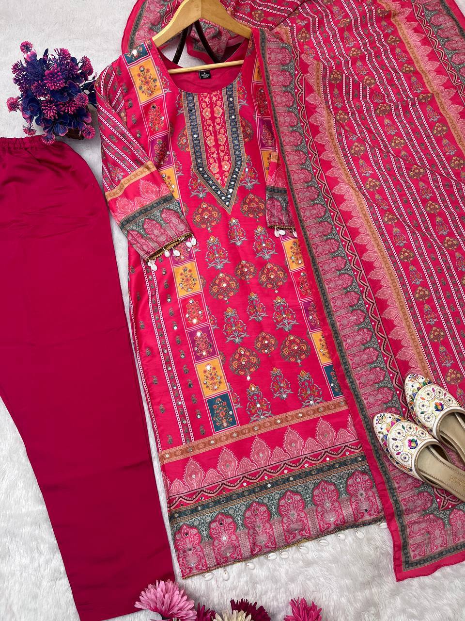 Jaipuri Print Cotton Suit Set for Women – Festive Ready Ethnic Wear